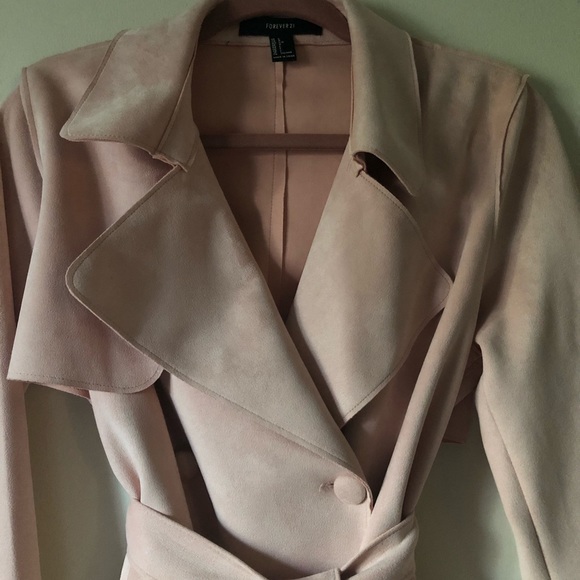 Pink suede jacket - Picture 2 of 5